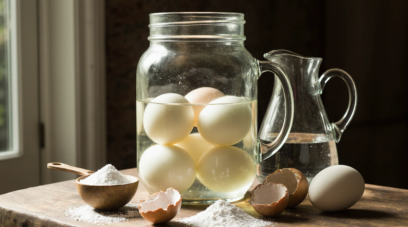 Water Glassing Eggs