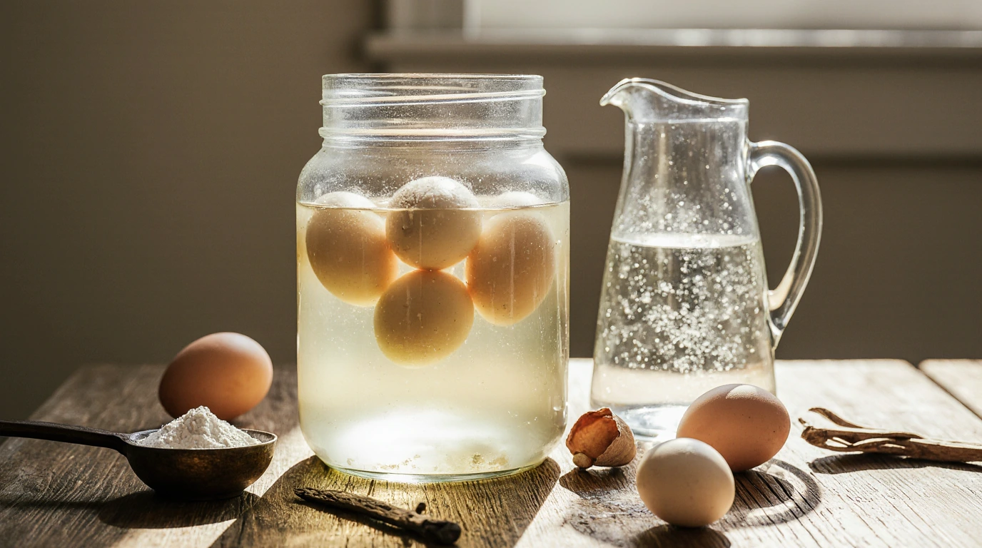Water Glassing Eggs